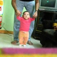 Dad Helping me Walk