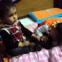 After holi with Anvi dee