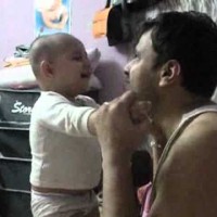 Playing with my dad