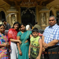 Family in Pune - Dagdusheth temple visit