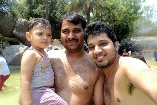 Family in Pune – Diamond water park fun