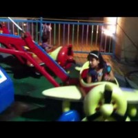 Enjoying rides at Phoenix mall