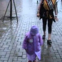 Enjoying rain in Lavasa