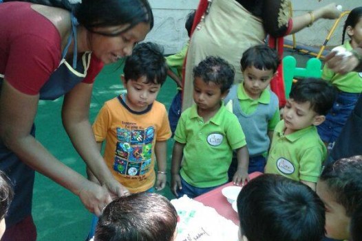 Teacher’s birthday in school